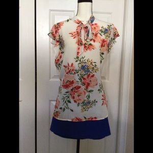 Counterparts floral blouse